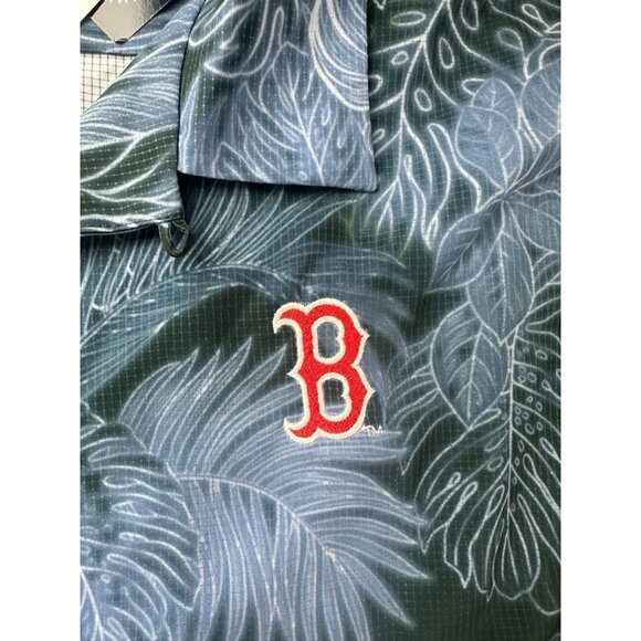 NWT Tommy Bahama Navy Boston Red Sox Island Zone Button-Up Shirt XXL - Picture 4 of 12